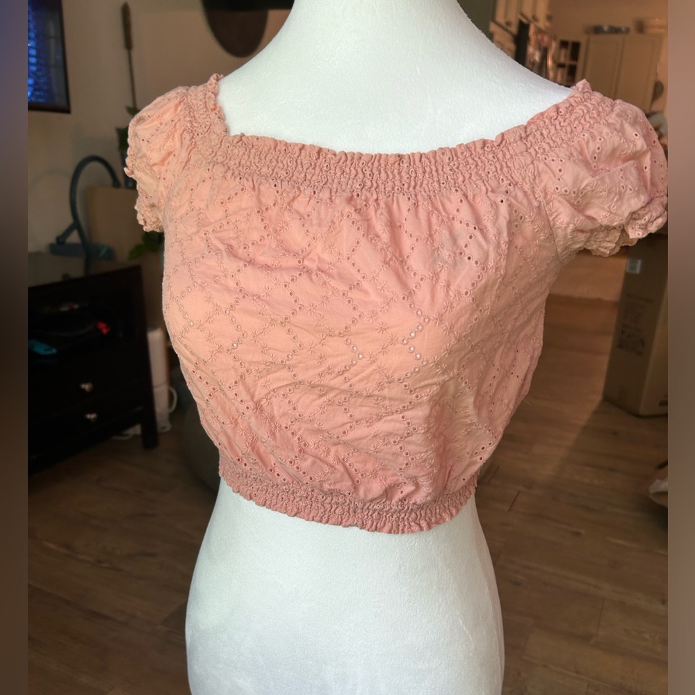 H&M Divided Pink Crop Top
